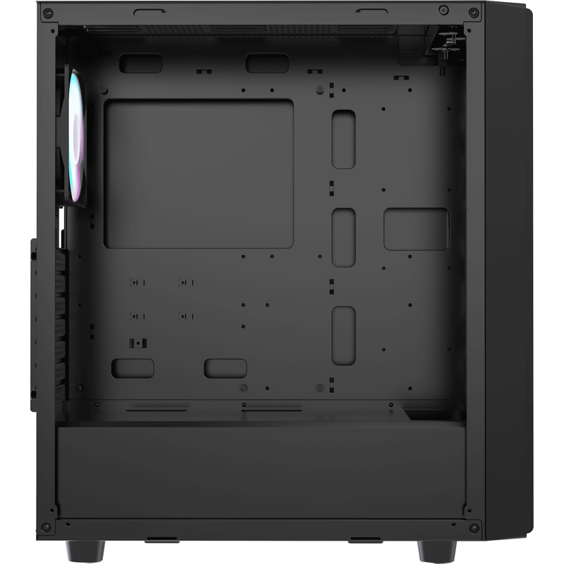 Корпус Ocypus Gamma C70 BK ARGB, Midi-Tower, TG, 4x120mm ARGB, 1xUSB-A 3.0 + 1xUSB 2.0, ATX, mATX, m