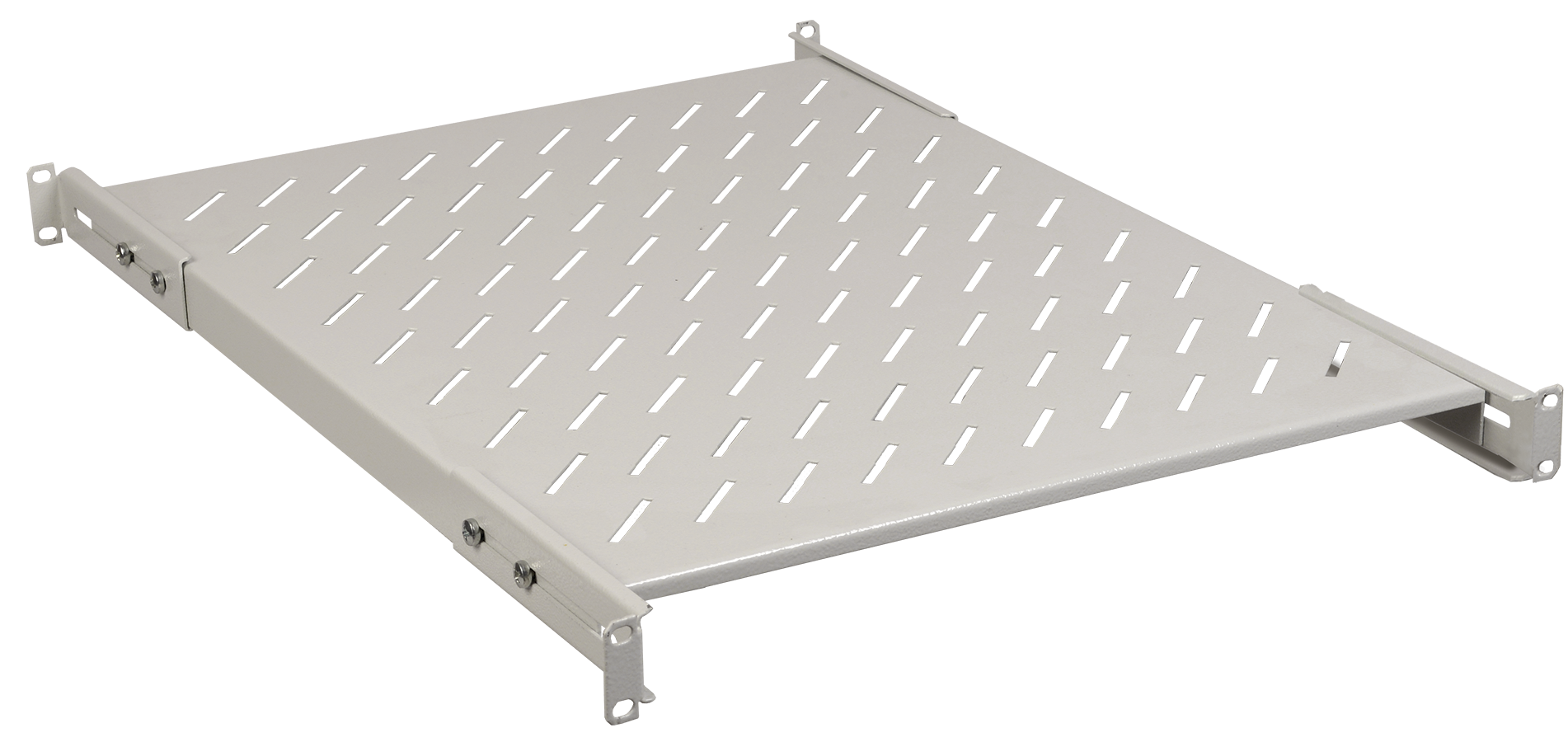 Полка стационарная ITK FS35-600PI-R 1U нагр.:100кг. 19" 600мм серый