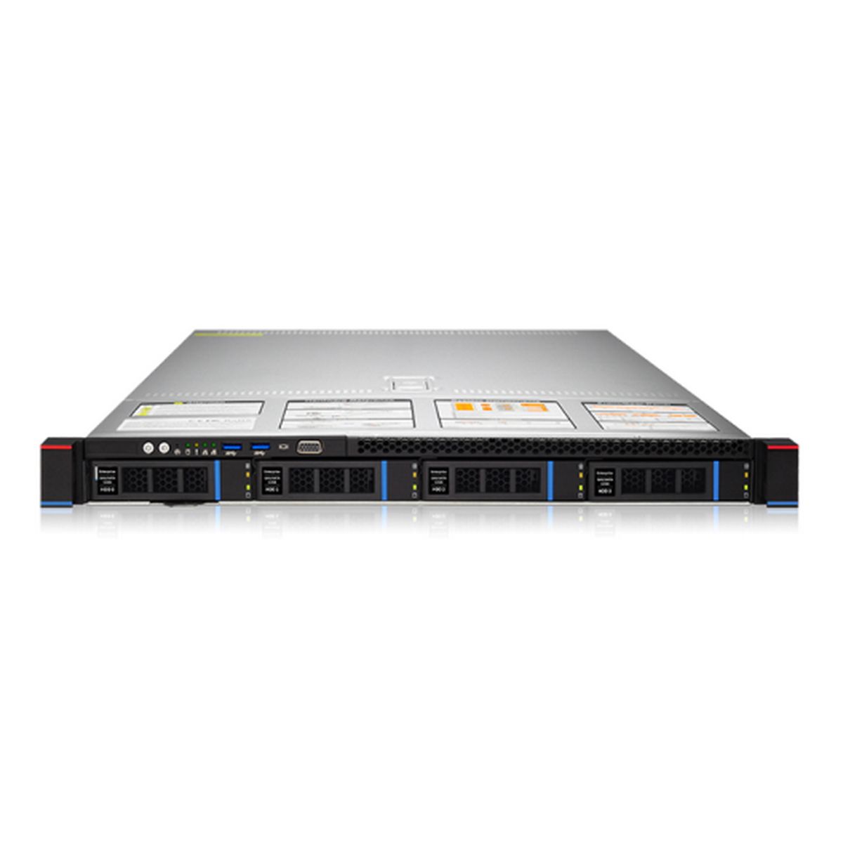 Серверная платформа Gooxi SR101-D04R AMD 1st/2nd/3rd Gen 1U Direct-attached Backplane 4_2.5/3