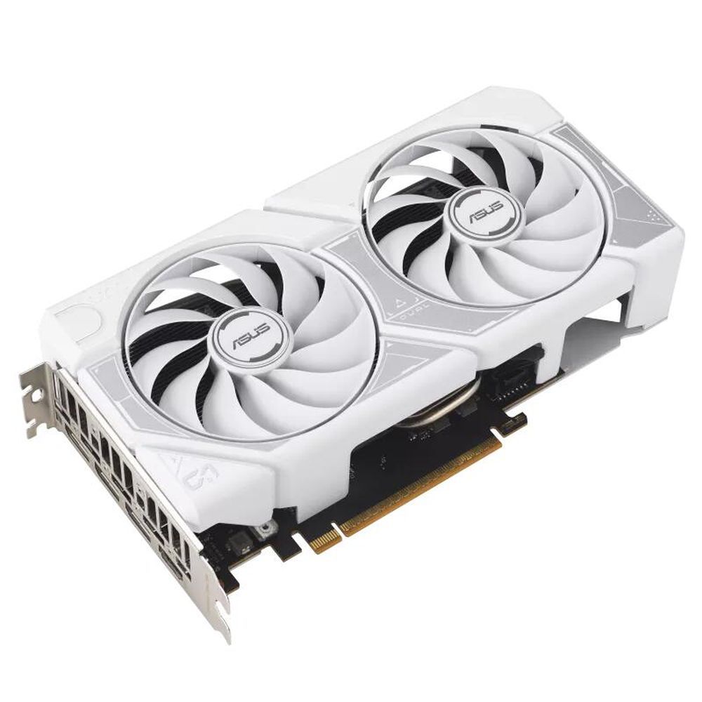 Видеокарта Asus PCI-E 5.0 DUAL-RTX5060-O8G-WHITE NVIDIA GeForce RTX 5060 8Gb 128bit GDDR7 2535/28000