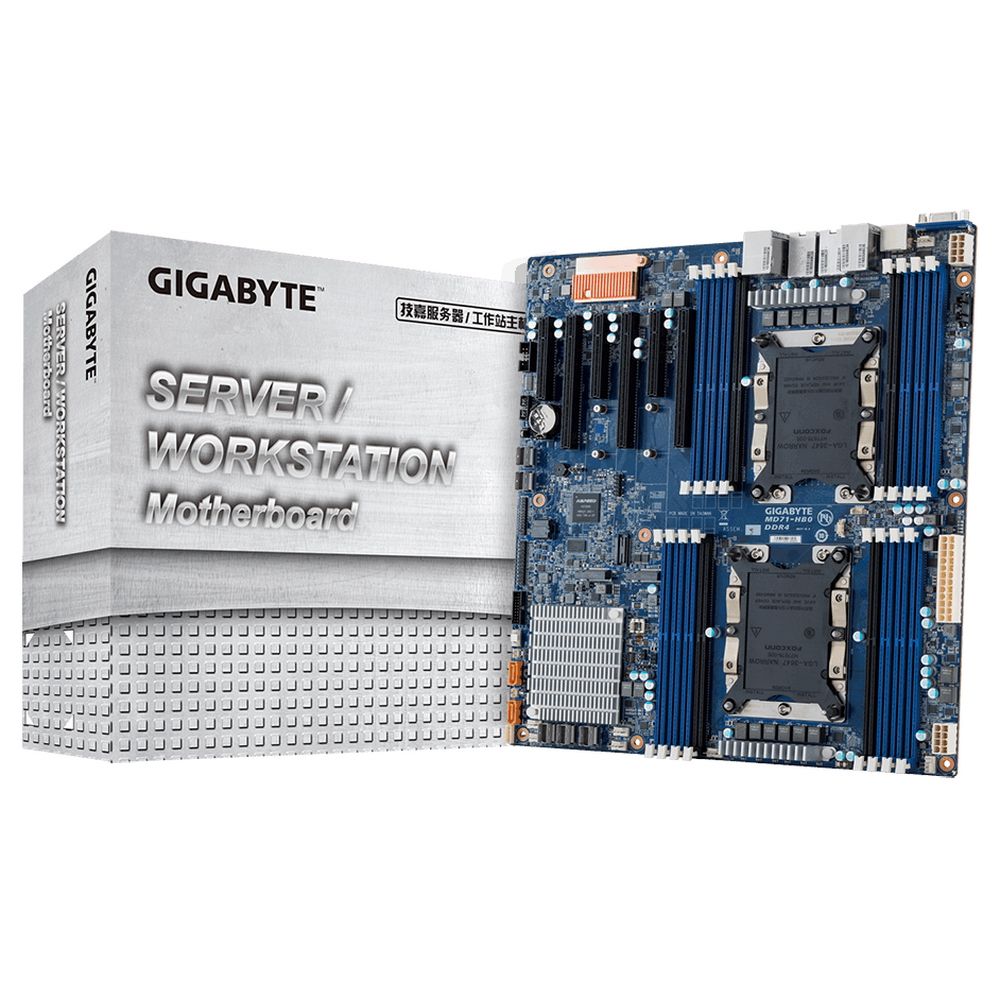 Материнская плата Gigabyte MD71-HB0 1.1B (GAD71HB0MR-00-G11B) Intel Xeon Scalable Family,6-Channel R
