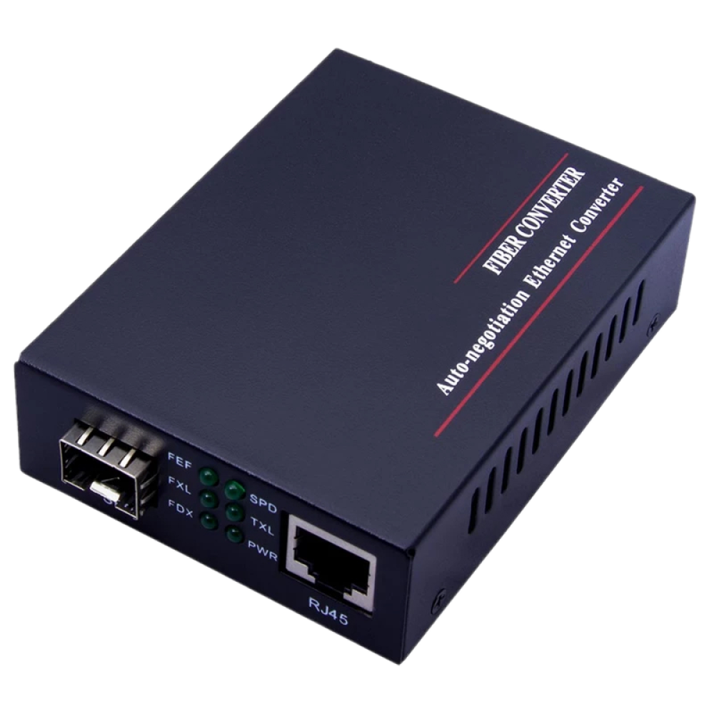 Медиаконвектор/ FIBO FT-1000-SFP медиаконвертер 10/100/1000Base-TX/1000Base-FX