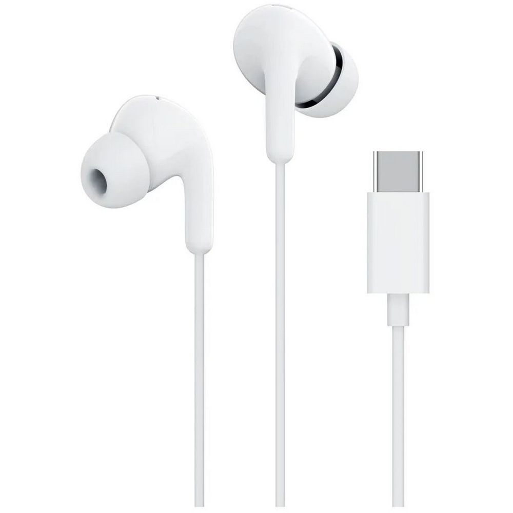 Гарнитура внутриканальные Xiaomi Type-C Earphones 1.25м белый проводные крепление за ухом (BHR8931GL