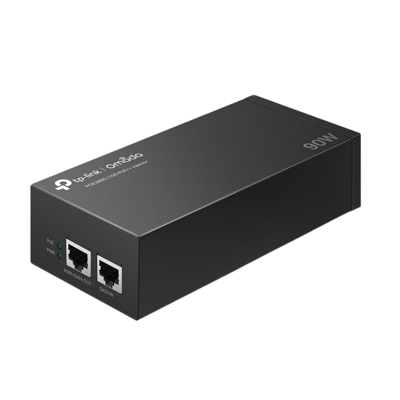 Инжектор PoE TP-Link POE380S 100/1000/2500/10GBASE-T 90Вт 100-240В(АС)