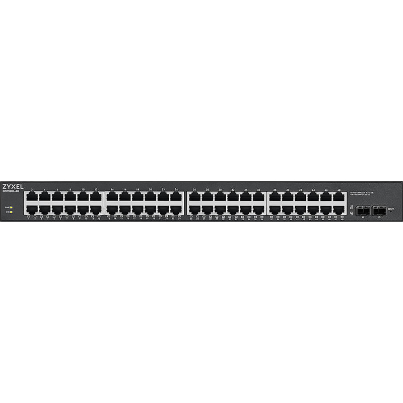 Коммутатор Zyxel GS1900-48-EU0102F (L2) 48x1Гбит/с 2SFP управляемый