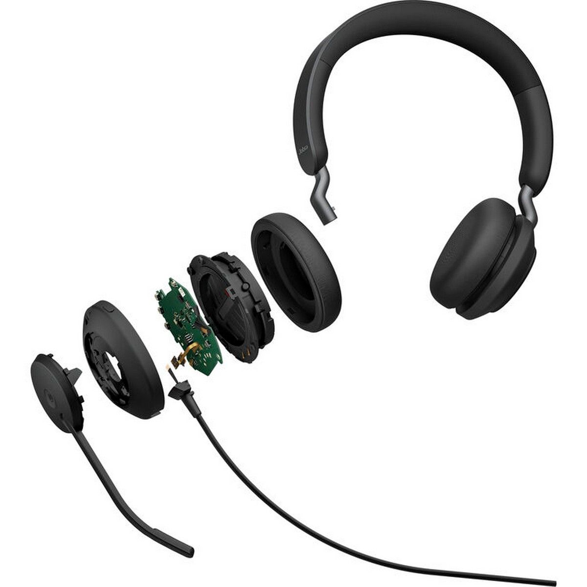 Наушники с микрофоном Jabra Evolve2 40 SE черный 1.5м накладные оголовье (24189-999-899)