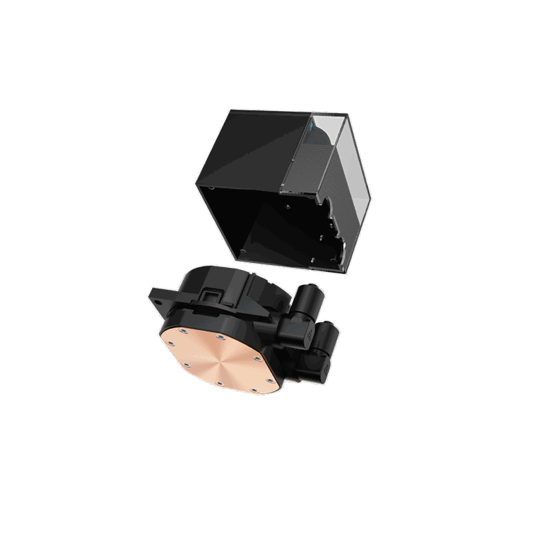 Система водяного охлаждения PcCooler DS360 Display Soc-AM5/AM4/1200/1700/1851 черный 4-pin 39.8dB Al