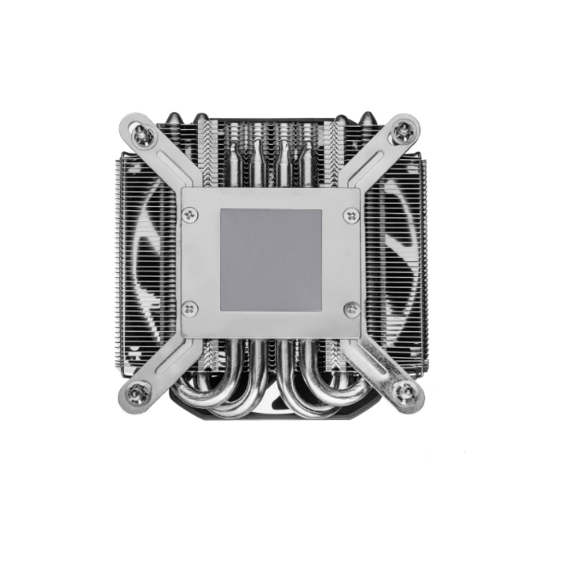 Кулер для процессора Foxline DB32i (125W, 4-pin PWM, 32mm, Al/Cu, 4x6mm, 1x90mm, 41.46CFM, 33dBA, 34