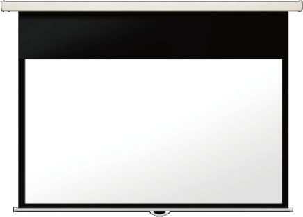 LUMIEN Master Picture CSR LMP-100105CSR Настенный экран 169x176 см (раб.область 96х170 см) (77") Matte White, механизм плавного возврата, возможность потолочн./настенного крепления  (белый корпус)4:3