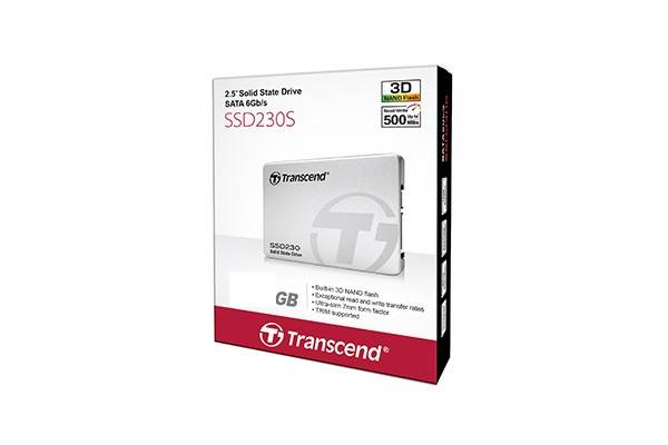 Накопитель SSD Transcend SATA-III 256GB TS256GSSD230S 230S 2.5" 0.3 DWPD