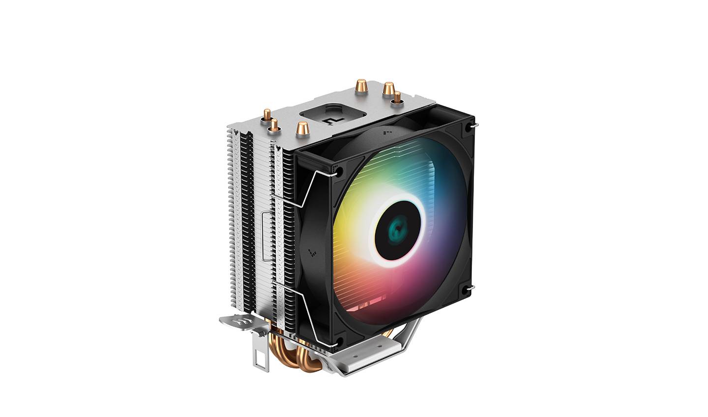 Устройство охлаждения(кулер) Deepcool AG300 LED RGB Soc-AM5/AM4/1200/1700/1851 серебристый 4-pin 18-