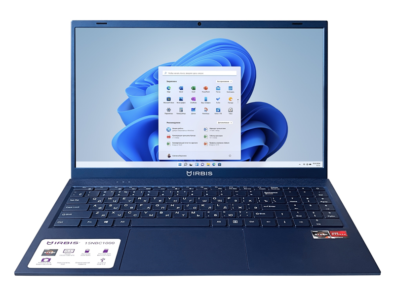 Ноутбук IRBIS BlizzardBook 15 15NBC1000 15.6" notebook,CPU:R3-3200U, 15.6"LCD 1920*1080 IPS , 16GB s