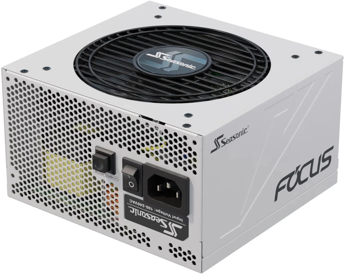 Блок питания Seasonic ATX 1000W Focus GX-1000 Gen.5 WHITE 80+ gold (20+4pin) APFC 135mm fan 8xSATA C