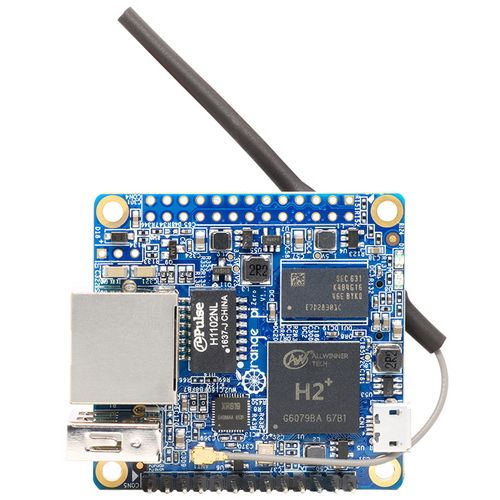 Одноплатный компьютер Orange Pi Zero (512MB) (RD012),   Allwinner H2+ 1.2GHz, 512Mb, LAN, WiFi, 1xUS
