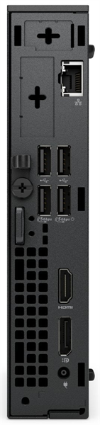 ПК Dell Pro Micro MFF Core i3-14100T, 8GB, 512GB SSD, Intel UHD Graphics 770, WLAN + BT, KB ENG, Mou