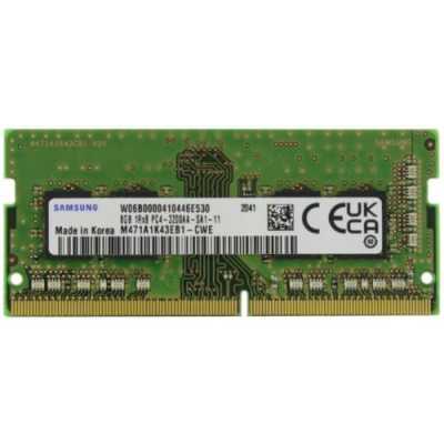 Оперативная память Samsung DDR4   8GB SO-DIMM  3200MHz   1.2V (M471A1K43EB1-CWE) 1 year, OEM