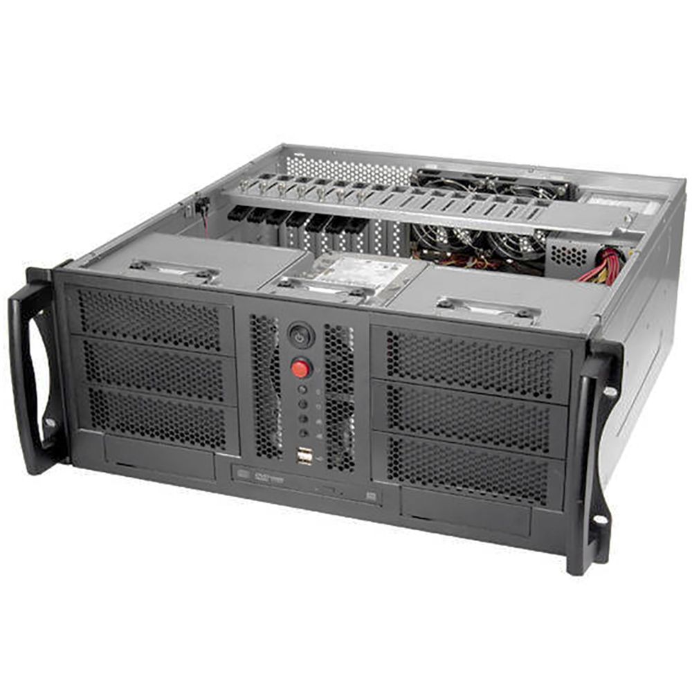 Корпус Chenbro RM41300H11*13719 RM41300-F2-U3 Internal 3.5"+Slim ODD (передняя дверь с фильтром