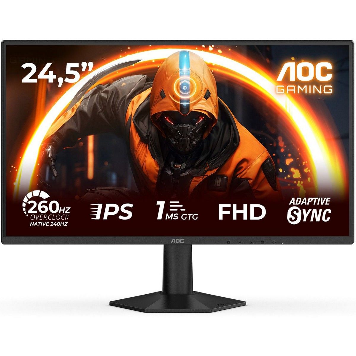 Монитор 24.5" AOC AGON 25G50Z  Fast IPS, 1920x1080, 260Hz, 0.3ms, 300сd/m, 3000:1 | 2xHDMI(2.0)