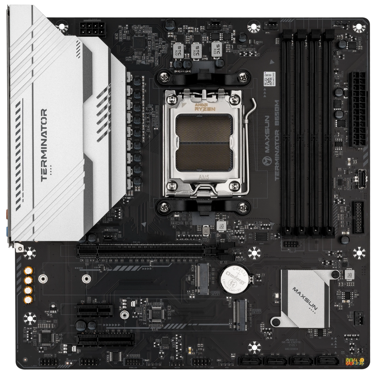 Материнская плата Maxsun MS-Terminator B650M B650, AM5, 4*DDR5, 1*PCIEx16, 1*PCIEx4, 1*PCIEx1, 2*M.2
