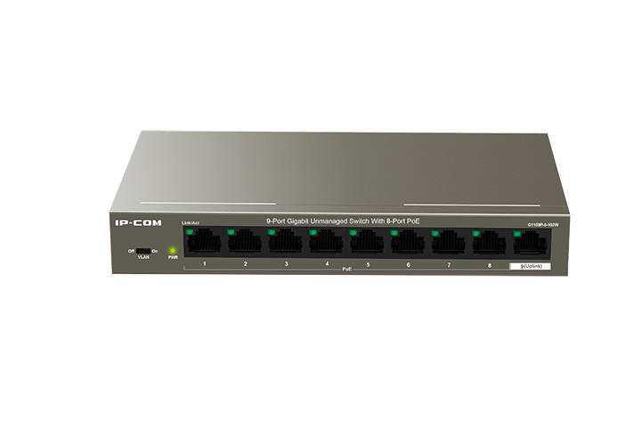 Коммутатор неуправляемый G1109P-8-102W IP-COM
