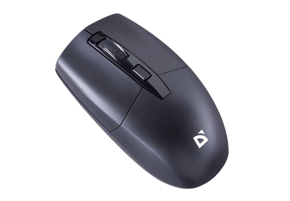 Мышь Defender Modern MB-985 черный оптическая 1600dpi беспров. USB 3but (52985)