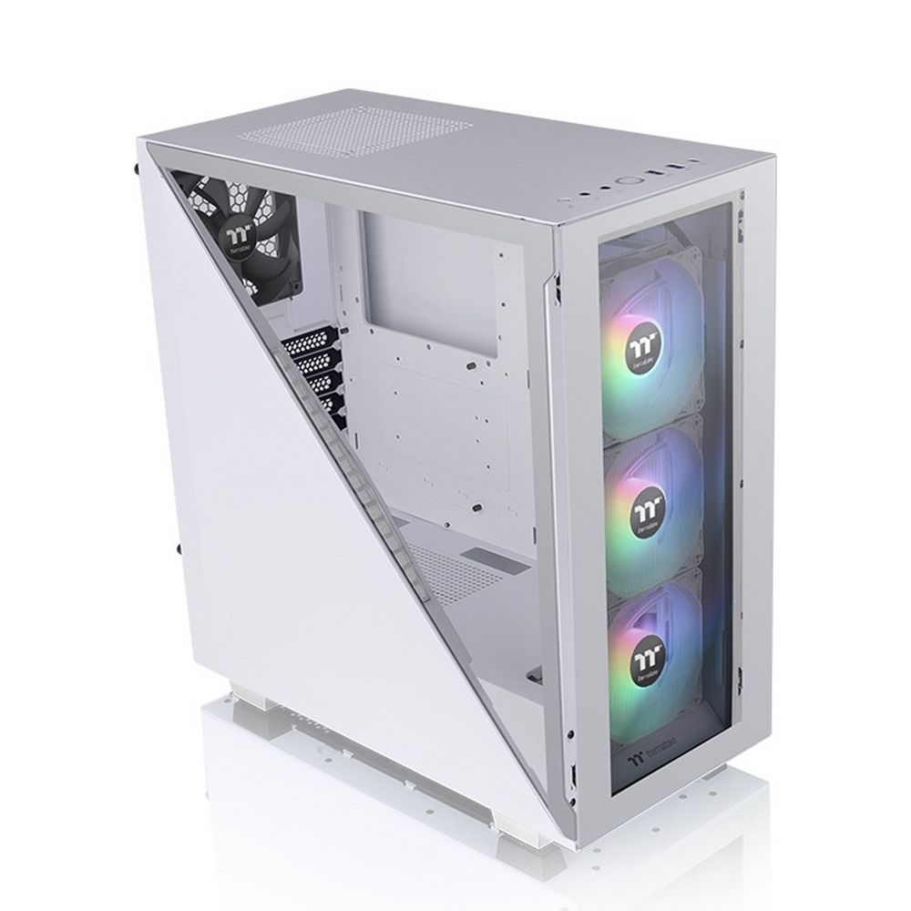 Корпус Thermaltake Divider 300 TG Snow ARGB CA-1S2-00M6WN-01 White/Win/SPCC/Tempered Glass*2/120mm S