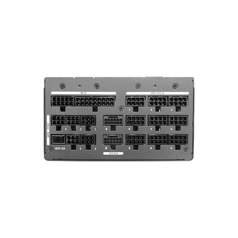 Блок питания Super Flower Leadex VII, 2200W, ATX, 140mm, 2x12V-2x6, 16xSATA, 2xCPU 8(4+4), 6xPCI-E(6