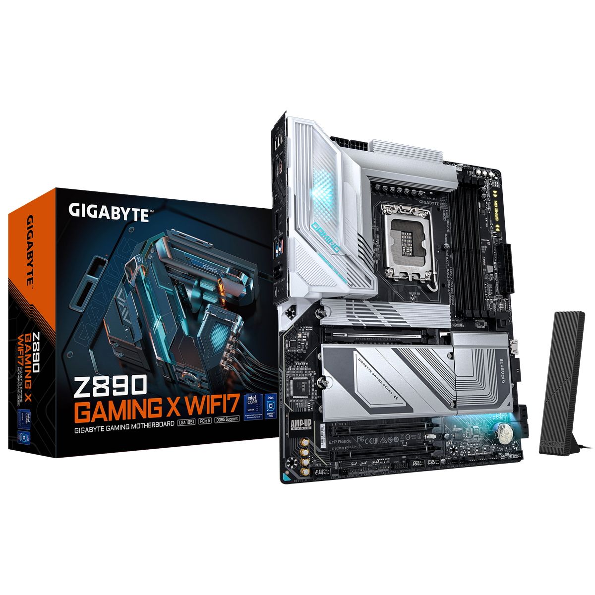 Материнская плата Gigabyte Z890 GAMING X WIFI7 Soc-1851 Intel Z890 4xDDR5 ATX AC`97 8ch(7.1) 2.5Gg R