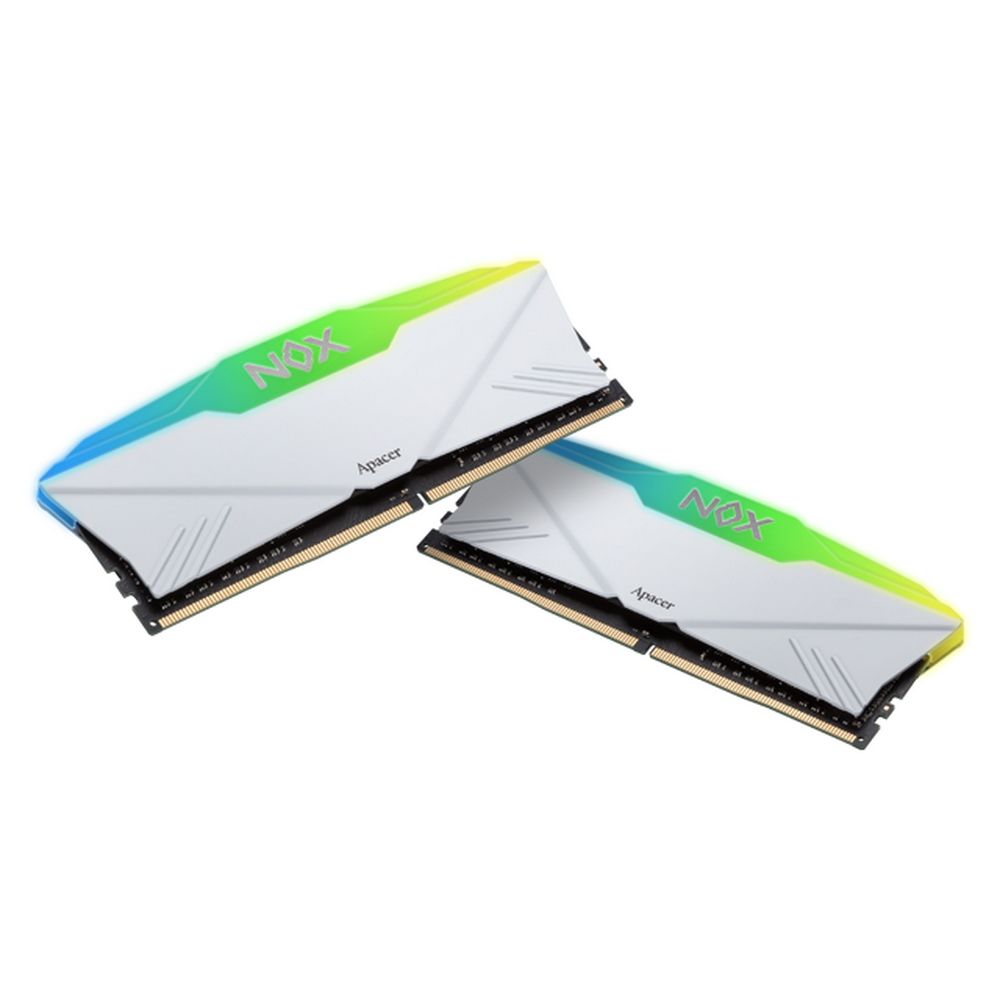 Модуль памяти Apacer NOX RGB White Gaming Memory AH4U32G36C25YNWAA-2 32GB DDR4 3600 DIMM Non-ECC, CL