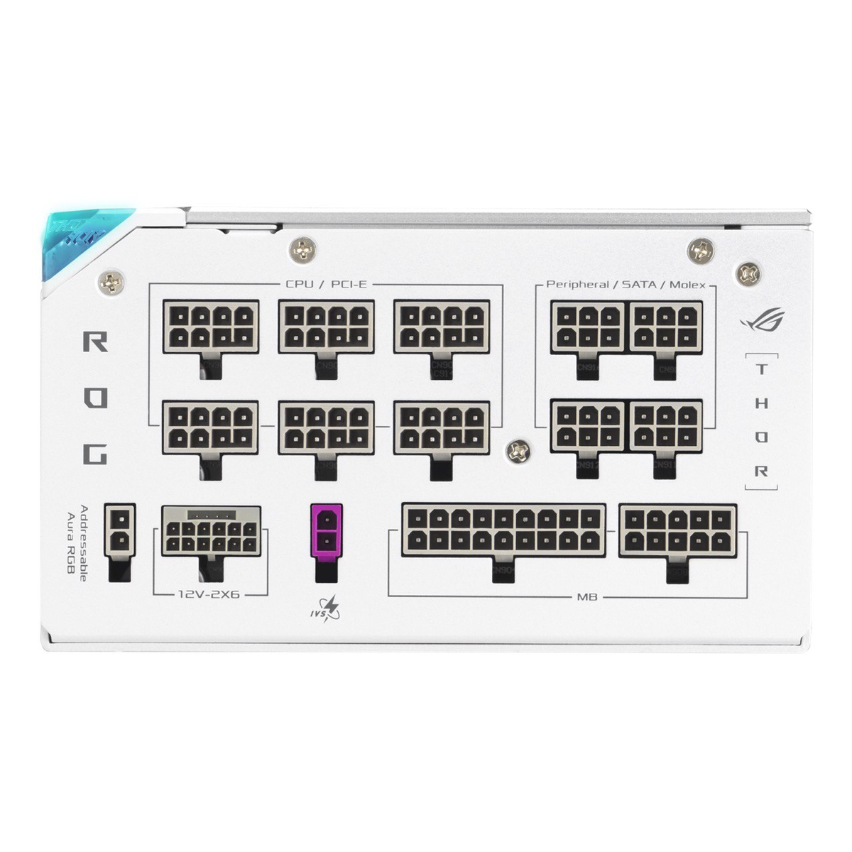 Блок питания ПК ASUS ROG-THOR-1200P3-WHITE-GAMING
