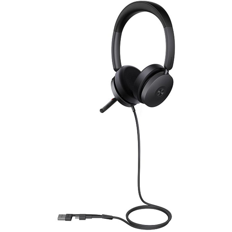 Гарнитура проводная Yealink UH48 Dual UC USB-C/A черный