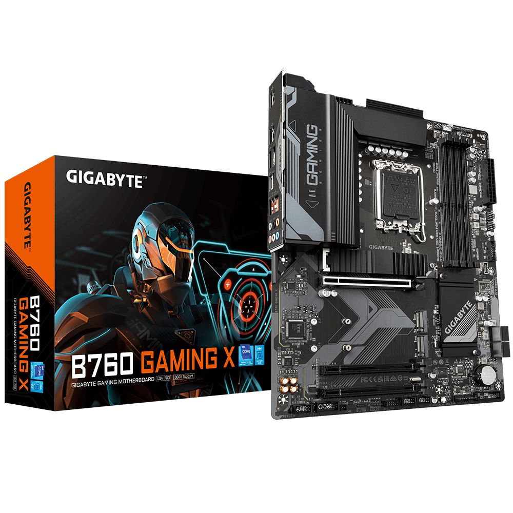 Материнская плата Gigabyte B760 GAMING X Soc-1700 Intel B760 4xDDR5 ATX AC`97 8ch(7.1) 2.5Gg RAID+HD