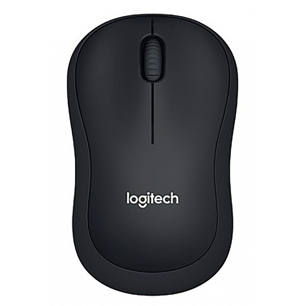 Мышь Logitech B220 Silent черный оптическая 1000dpi silent беспров. USB 2but (910-005553)