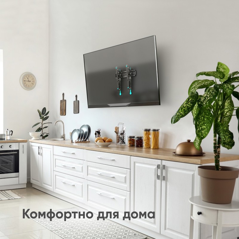 Кронштейн для телевизора Onkron TM5 черный 32"-70" макс.68кг настенный наклон