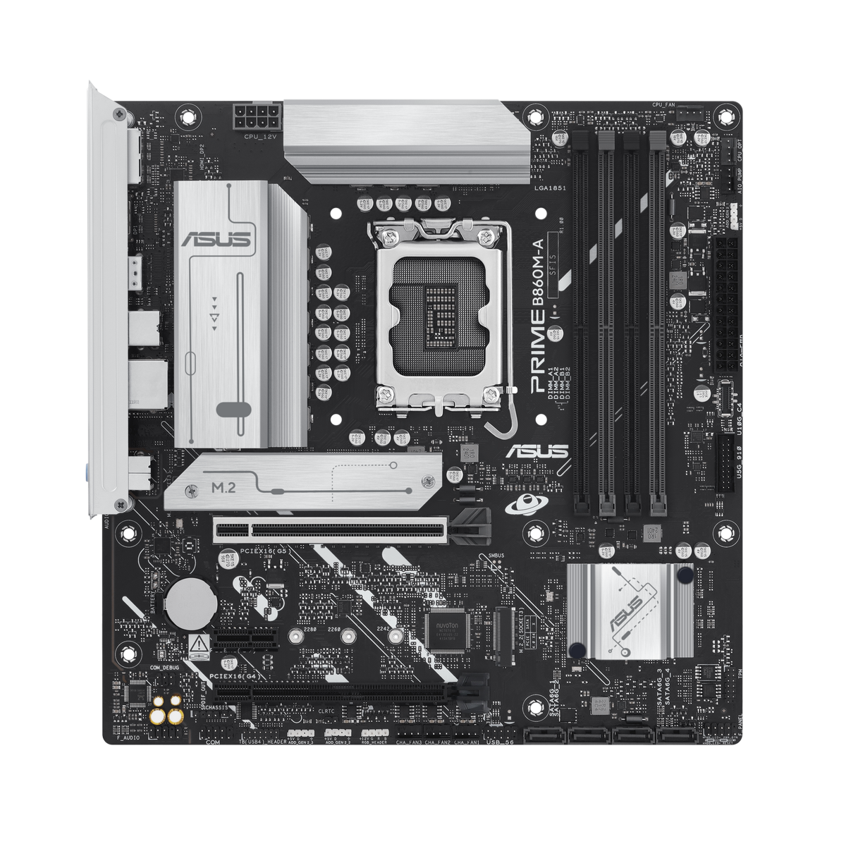 Материнская плата Asus PRIME B860M-A-CSM Soc-1851 Intel B860 4xDDR5 mATX AC`97 8ch(7.1) 2.5Gg RAID+H