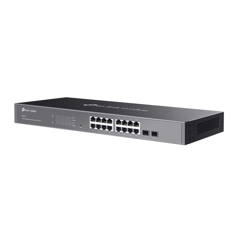 Коммутатор TP-Link SG2218 (L2+) 16x1Гбит/с 2SFP управляемый