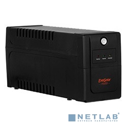Exegate EP285474RUS ИБП ExeGate Power Back BNB-850.LED.AVR.EURO.RJ.USB <850VA/480W, LED, AVR,2 еврор