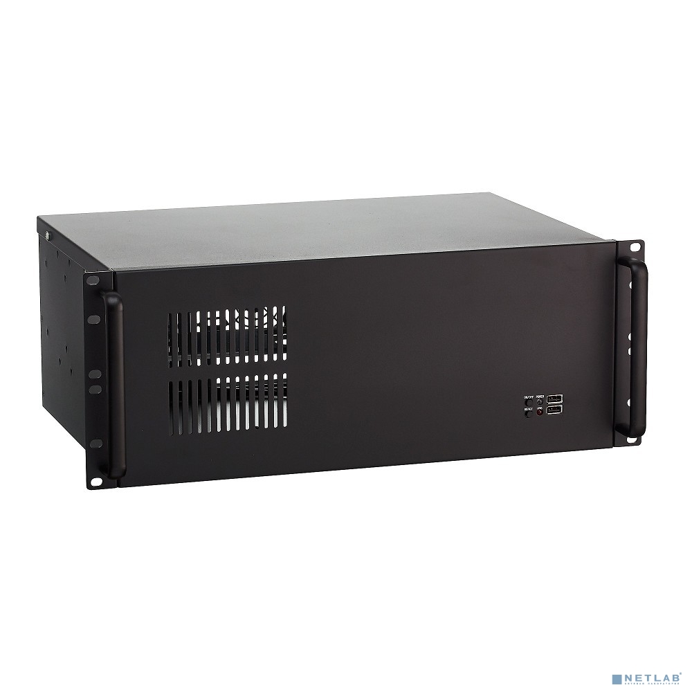 Exegate EX281235RUS Серверный корпус ExeGate Pro 4U300-08 <RM 19",  высота 4U, глубина 300, без БП, 