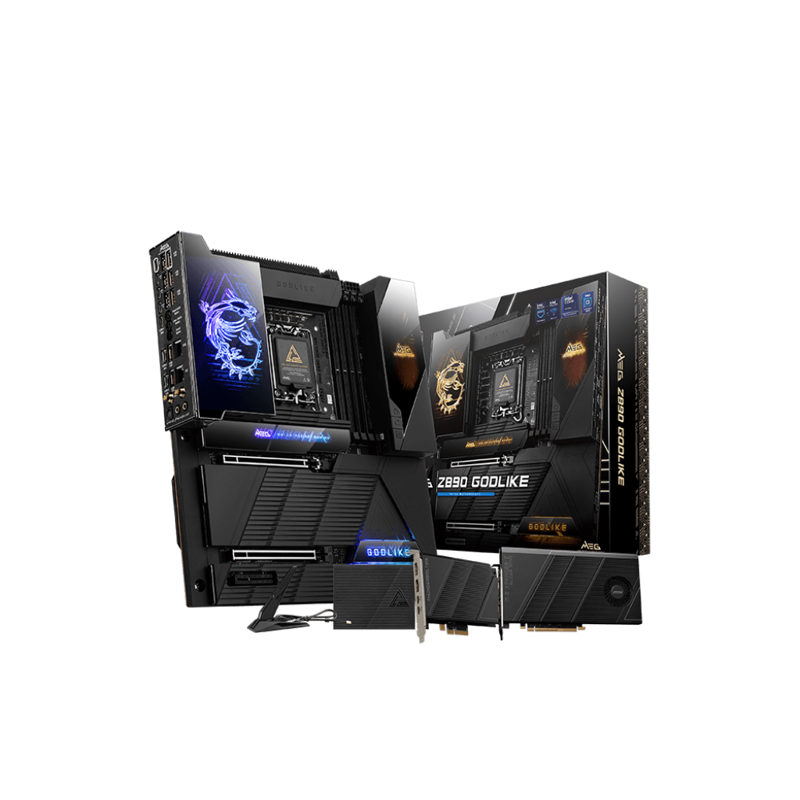 Материнская плата MSI MEG Z890 GODLIKE Z890, LGA1851, 4*DDR5, 2*PCIEx16, 1*PCIEx4, 8*M.2, 7*TypeC, 8