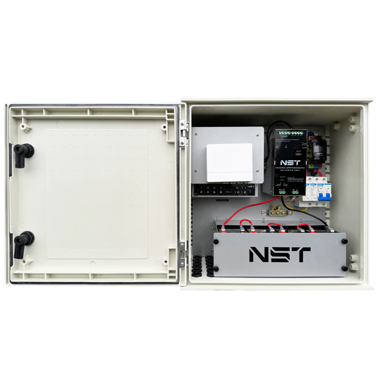 Уличный управляемый (L2+) HiPoE коммутатор Fast Ethernet с ИБП и термостабилизацией на 8FE PoE + 4 G