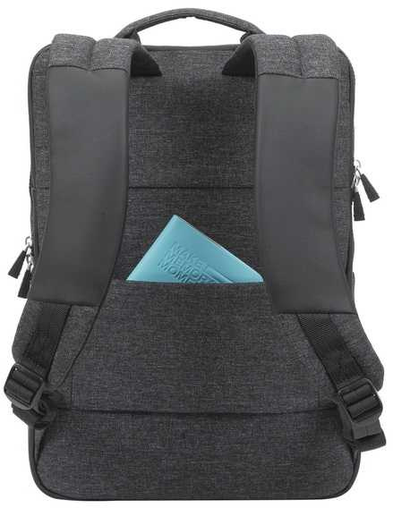 Рюкзак для ноутбука 15.6" Riva 8861 черный полиуретан/полиэстер (8861 BLACK)