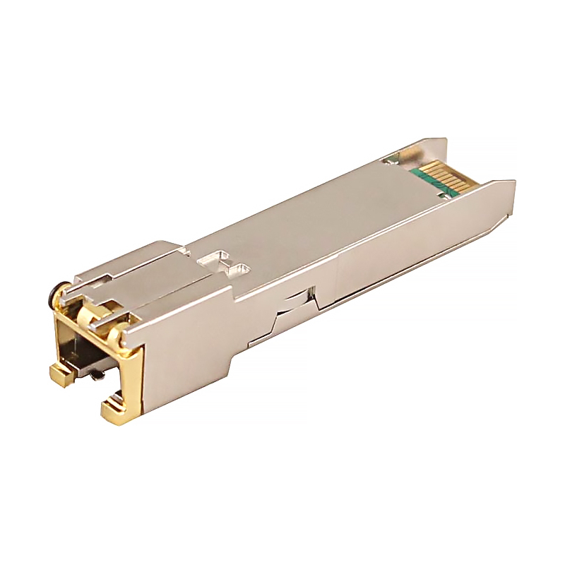 Медный SFP модуль OSNOVO SFP-TP-RJ45 Медный SFP модуль Gigabit Ethernet с разъемом RJ45. Скорость 10