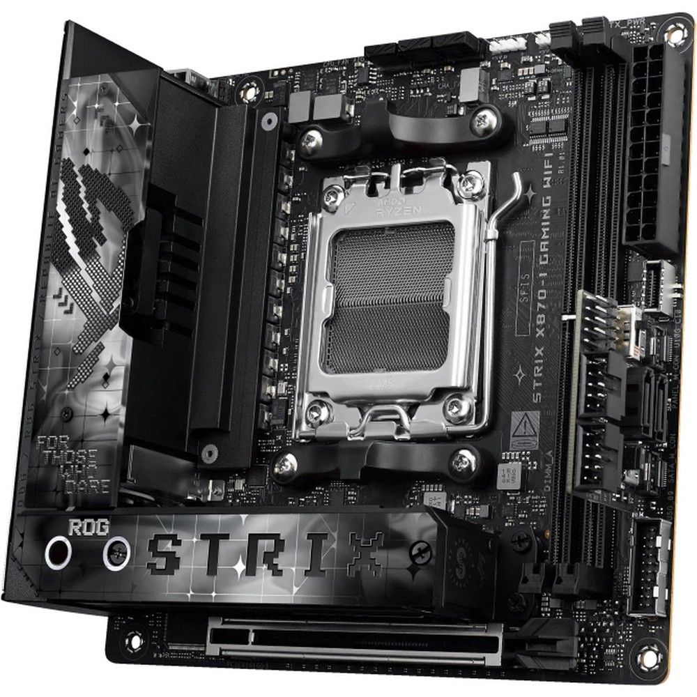 Материнская плата Asus ROG STRIX X870-I GAMING WIFI Socket AM5 AMD X870 2xDDR5 mini-ITX AC`97 8ch(7.