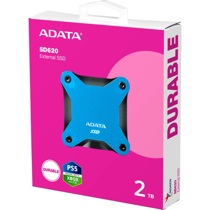 Накопитель SSD A-Data USB3.1 2TB SD620-2TCBL SD620 2.5" синий