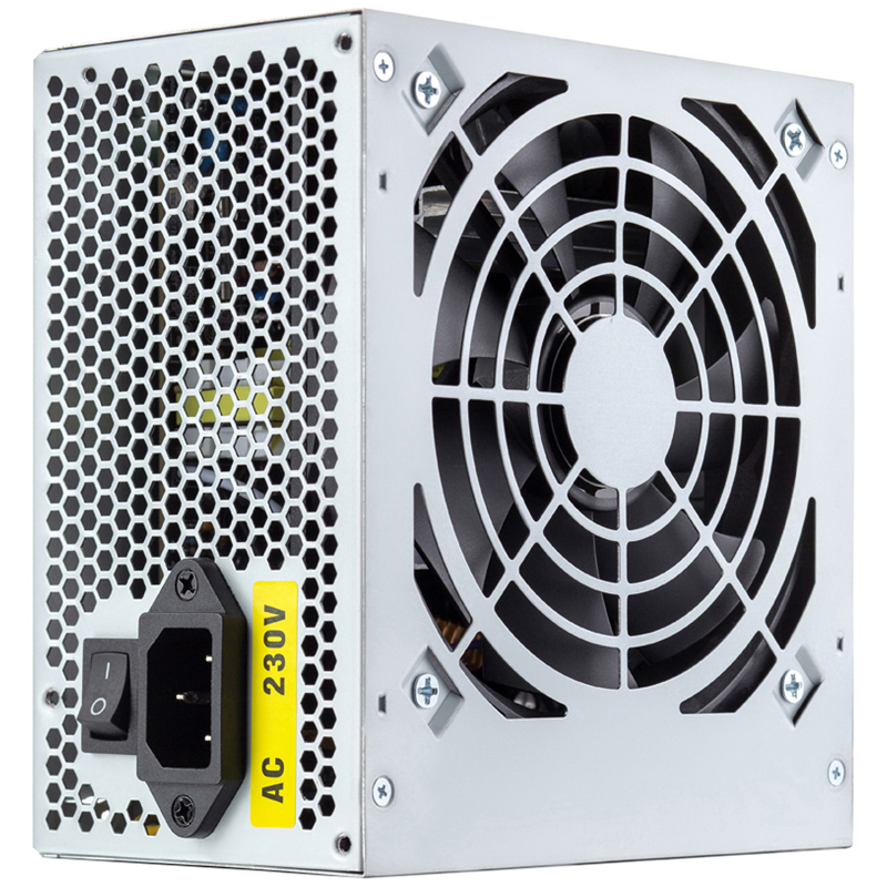 Блок питания Foxline, 450W, ATX, NOPFC, 120FAN, 2xSATA, 2xPATA, 1xFDD, 24+4