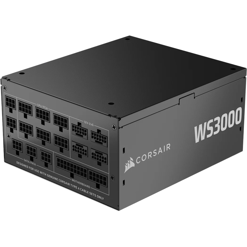 Блоки питания Corsair WS3000, Model RPS0237, 3000W 80+ Platinum (ATX, 3.1, PCIe 5.1, Full modular, 1