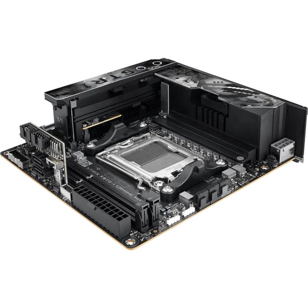 Материнская плата Asus ROG STRIX X870-I GAMING WIFI Socket AM5 AMD X870 2xDDR5 mini-ITX AC`97 8ch(7.
