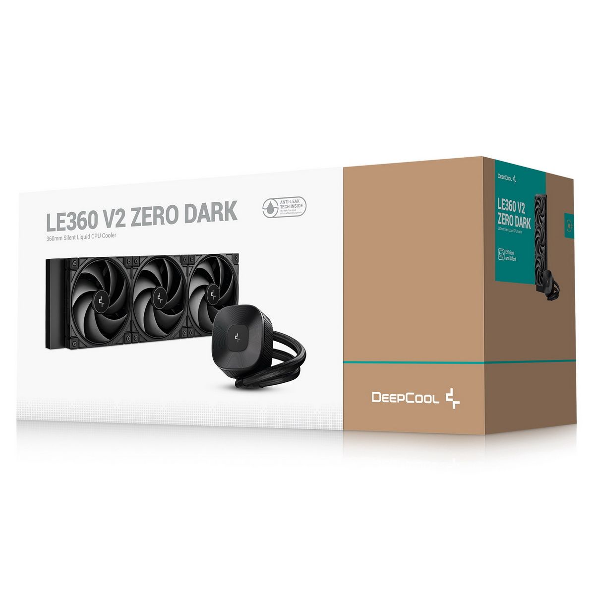 Система водяного охлаждения Deepcool LE360 V2 ARGB Soc-AM5/AM4/1200/1700/1851 черный 4-pin 19-31.6dB