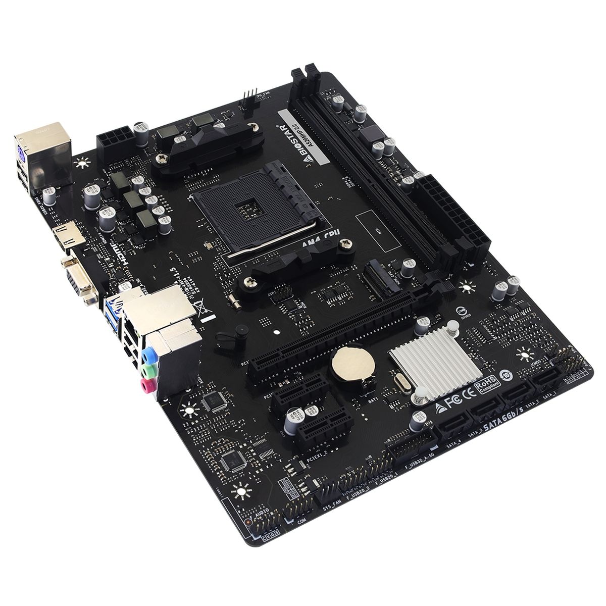 Материнская плата BIOSTAR A520MHP 2.0 A520, AM4, 2*DDR4, 1*PCIEx16, 2*PCIEx1, 1*M.2, 1*USB3.2Gen1, 2