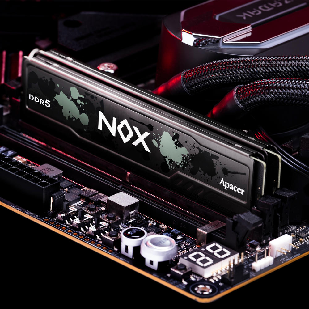 Модуль памяти 16GB Apacer DDR5 5200-40 DIMM 2048x8 16GB 1.25V OC NOX DDR5 w/HS R